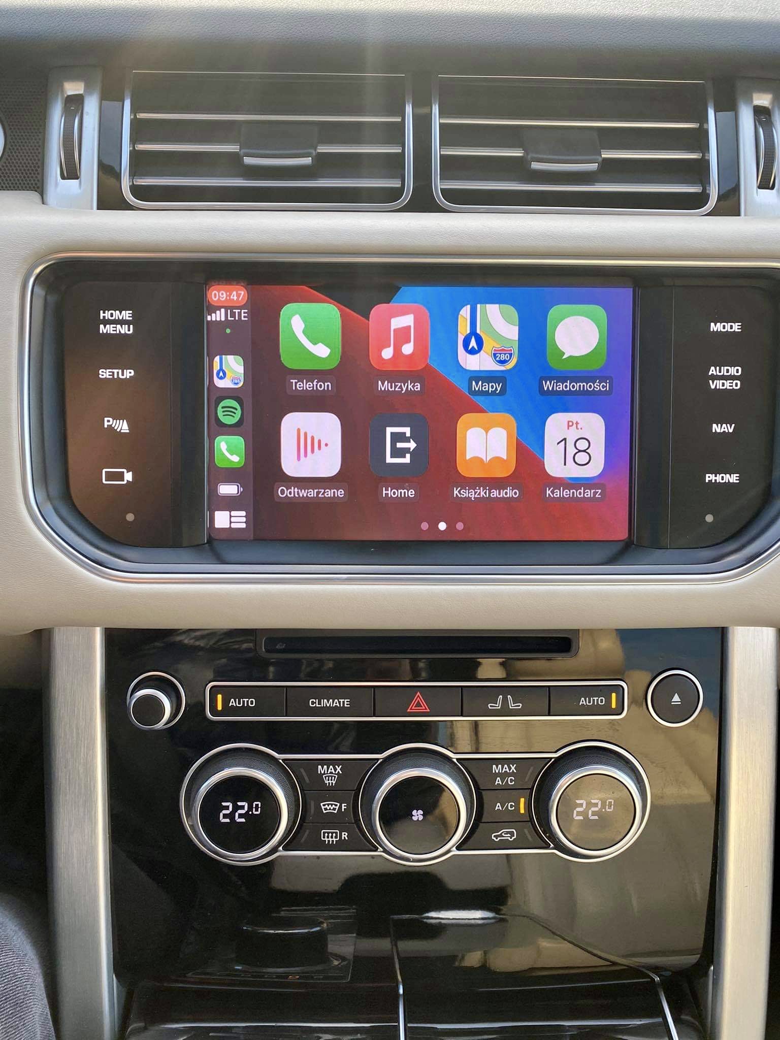 Range Rover 2014 Apple CarPlay / Android Auto